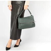 Женская сумка Poshete 892-H8217H-GRY (серый) - Превью изображения №6 — Интернет-магазин Time-Shop