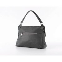 Женская сумка Poshete 892-H8217H-GRY (серый) - Превью изображения №2 — Интернет-магазин Time-Shop