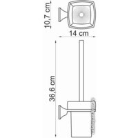 Ершик для унитаза Wasserkraft Wern K-2527 - Превью изображения №2 — Интернет-магазин Time-Shop