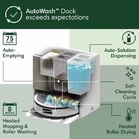 Робот-пылесос iRobot Roomba Max 705 Combo robot + AutoWash dock (белый) - Превью изображения №7 — Интернет-магазин Time-Shop