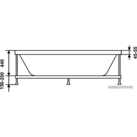 Ванна Eurolux Сибарис 170x70 - Превью изображения №5 — Интернет-магазин Time-Shop