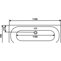 Ванна Eurolux Сибарис 170x70 - Превью изображения №3 — Интернет-магазин Time-Shop