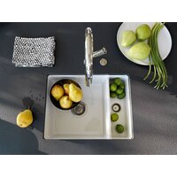 Кухонная мойка Franke Kubus KBK 160-38-12 126.0380.009 (снежно-белый) - Превью изображения №4 — Интернет-магазин Time-Shop