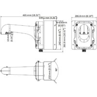 Крепление для камер видеонаблюдения Hikvision DS-1604ZJ-CORNER - Превью изображения №7 — Интернет-магазин Time-Shop