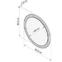 Зеркало Диприз Piaforte Д.68030.1 (сосна/ореховый) - Превью изображения №12 — Интернет-магазин Time-Shop