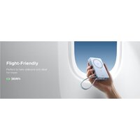 Внешний аккумулятор Ugreen MagFlow PB773 10000mAh (голубой) - Превью изображения №2 — Интернет-магазин Time-Shop