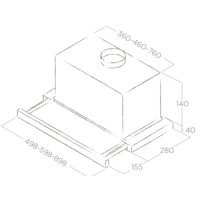Кухонная вытяжка Elica Elite 14 Lux GRVT/A/90 PRF0098879B - Превью изображения №2 — Интернет-магазин Time-Shop