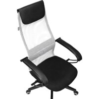 Офисное кресло Бюрократ CH-607 (светло-серый TW-02/сетка) - Превью изображения №11 — Интернет-магазин Time-Shop