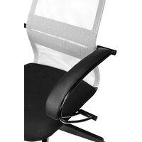 Офисное кресло Бюрократ CH-607 (светло-серый TW-02/сетка) - Превью изображения №9 — Интернет-магазин Time-Shop