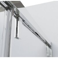 Душевая дверь Vincea Lugano VDS-1L130CLB-1 (черный/прозрачное) - Превью изображения №4 — Интернет-магазин Time-Shop