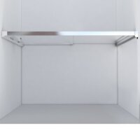 Душевая дверь Vincea Lugano VDS-1L130CLB-1 (черный/прозрачное) - Превью изображения №3 — Интернет-магазин Time-Shop