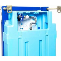 Инсталляция для унитаза SIAMP Bcu Ingenio с панелью Sphere (матовый хром) - Превью изображения №9 — Интернет-магазин Time-Shop