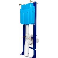 Инсталляция для унитаза SIAMP Bcu Ingenio с панелью Sphere (матовый хром) - Превью изображения №6 — Интернет-магазин Time-Shop