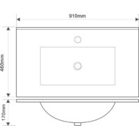  ЗОВ Тумба с умывальником Парма 90 P90LC0MSMC1A-OL90 (сталь/каштан) - Превью изображения №6 — Интернет-магазин Time-Shop
