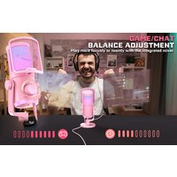 Проводной микрофон FIFINE AM6 (розовый) - Превью изображения №5 — Интернет-магазин Time-Shop