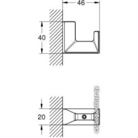 Крючок для ванны Grohe 40782000 - Превью изображения №2 — Интернет-магазин Time-Shop