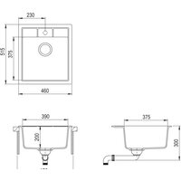 Кухонная мойка Aquasanita Nova SQN100W (beige 110) - Превью изображения №2 — Интернет-магазин Time-Shop
