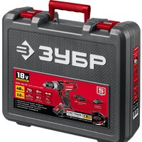 Дрель-шуруповерт Зубр Мастер ДШЛ-185-22 (с 2-мя АКБ, кейс) - Превью изображения №9 — Интернет-магазин Time-Shop