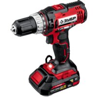 Дрель-шуруповерт Зубр Мастер ДШЛ-185-22 (с 2-мя АКБ, кейс) - Превью изображения №2 — Интернет-магазин Time-Shop