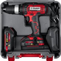 Дрель-шуруповерт Зубр Мастер ДШЛ-185-22 (с 2-мя АКБ, кейс) - Превью изображения №8 — Интернет-магазин Time-Shop