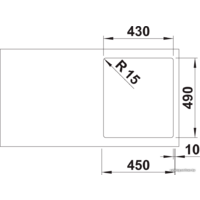 Кухонная мойка Blanco Solis 400-IF/A 526119 (полированная) - Превью изображения №3 — Интернет-магазин Time-Shop