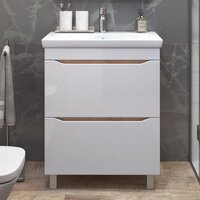  Vigo Тумба под умывальник Grani 700-0-2 Como (дуб золотой) - Превью изображения №3 — Интернет-магазин Time-Shop