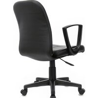 Офисное кресло Бюрократ CH-327 (черный экокожа) - Превью изображения №4 — Интернет-магазин Time-Shop