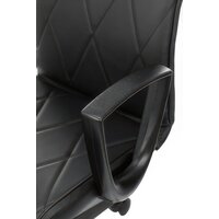 Офисное кресло Бюрократ CH-327 (черный экокожа) - Превью изображения №5 — Интернет-магазин Time-Shop