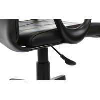Офисное кресло Бюрократ CH-327 (черный экокожа) - Превью изображения №6 — Интернет-магазин Time-Shop