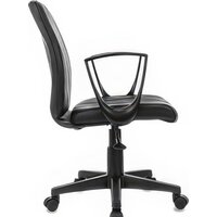 Офисное кресло Бюрократ CH-327 (черный экокожа) - Превью изображения №3 — Интернет-магазин Time-Shop