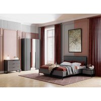 Тумба Мебельград Нора с ящиком (металл бруклин/графит) - Превью изображения №3 — Интернет-магазин Time-Shop