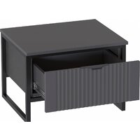 Тумба Мебельград Нора с ящиком (металл бруклин/графит) - Превью изображения №2 — Интернет-магазин Time-Shop