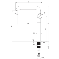 Смеситель Deante Silia Titanium BQS_D24K - Превью изображения №2 — Интернет-магазин Time-Shop