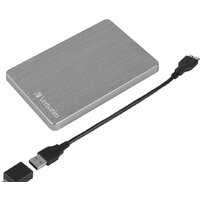 Внешний накопитель Verbatim Store 'n' Go Alu 2TB (серый) - Превью изображения №5 — Интернет-магазин Time-Shop