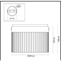 Люстра средней высоты Odeon Light Pillari 5047/24LC - Превью изображения №4 — Интернет-магазин Time-Shop