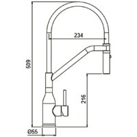 Смеситель Gappo G4098-16 - Превью изображения №2 — Интернет-магазин Time-Shop