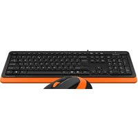 Офисный набор A4Tech Fstyler F1010 (черный/оранжевый) - Превью изображения №2 — Интернет-магазин Time-Shop