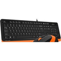 Офисный набор A4Tech Fstyler F1010 (черный/оранжевый) - Превью изображения №3 — Интернет-магазин Time-Shop