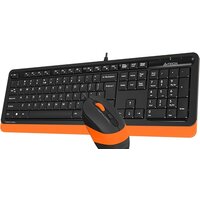 Офисный набор A4Tech Fstyler F1010 (черный/оранжевый) - Превью изображения №4 — Интернет-магазин Time-Shop