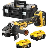 Угловая шлифмашина DeWalt DCG405P3 (с 3-мя АКБ, кейс) - Превью изображения №3 — Интернет-магазин Time-Shop