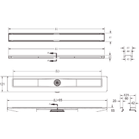 Трап/канал Berges Wasserhaus B1 Keramik 600 091117 (хром глянец) - Превью изображения №13 — Интернет-магазин Time-Shop