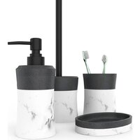 Аксессуары для ванной и туалета FORA Ever (4 предмета) - Превью изображения №2 — Интернет-магазин Time-Shop