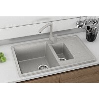 Кухонная мойка Ulgran U-205 (309 темно-серый) - Превью изображения №3 — Интернет-магазин Time-Shop