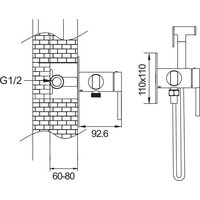 Гигиенический душ Rose R235G - Превью изображения №20 — Интернет-магазин Time-Shop