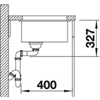 Кухонная мойка Blanco Rotan 500-U (антрацит) - Превью изображения №3 — Интернет-магазин Time-Shop