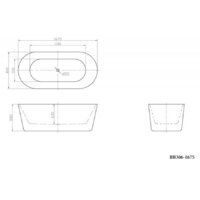 Ванна BelBagno BB306-1675 - Превью изображения №4 — Интернет-магазин Time-Shop