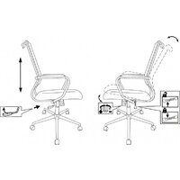 Офисное кресло Бюрократ CH Balance-LUX (черный) - Превью изображения №10 — Интернет-магазин Time-Shop