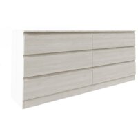 Комод Евва Турин ТР-6S/YA-S (ясень снежный) - Превью изображения №4 — Интернет-магазин Time-Shop