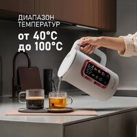 Электрический чайник Weissgauff WK 1500 Dw Touch BodyCool - Превью изображения №7 — Интернет-магазин Time-Shop