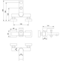 Смеситель Omnires Baretti BA7830 CR - Превью изображения №2 — Интернет-магазин Time-Shop